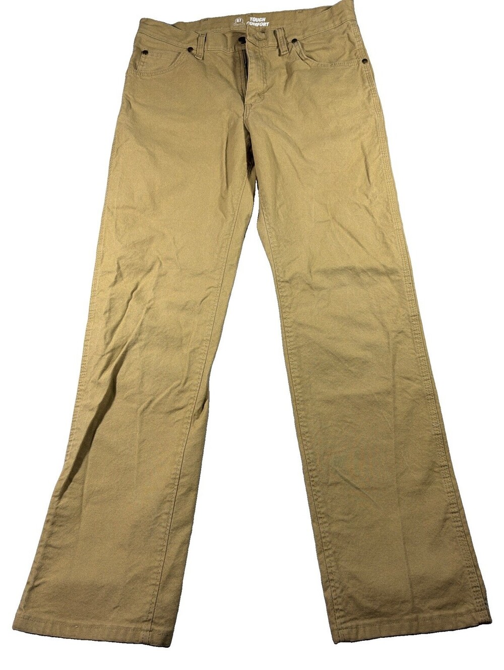 Wrangler Mens Tough Comfort Cowboy Cut Regular Fit Canvas Jeans 32x32 0143